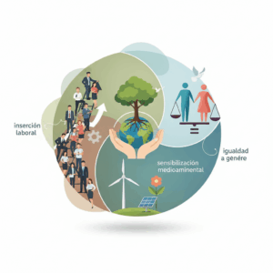 FCOO03. Inserción laboral, sensibilización medioambiental e igualdad de género