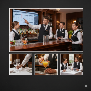 MF1046_2. Técnicas de servicio alimentos y bebidas en barra y mesa