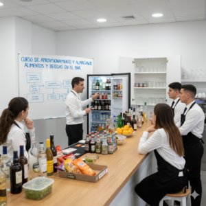 (UF0060) Aprovisionamiento y almacenaje de alimentos y bebidas en el bar