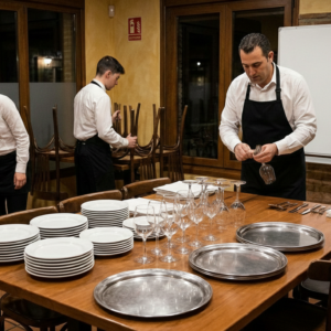 (UF0059) Servicio básico de alimentos y bebidas y tareas de postservicio en el restaurante