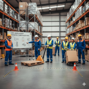 (MF1328_1) Manipulación y movimientos con transpaletas y carretillas de mano