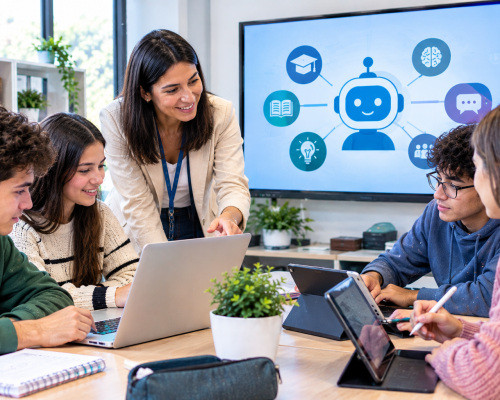 Aprendizaje colaborativo con inteligencia artificial