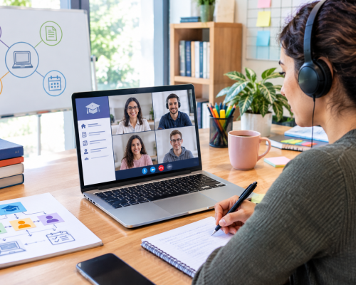 Aprendizaje online en casa