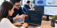 Colaboración PHP y MySQL en la oficina