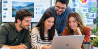 Colaboración creativa con IA en PowerPoint