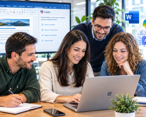 Colaboración inteligente en Word con Copilot