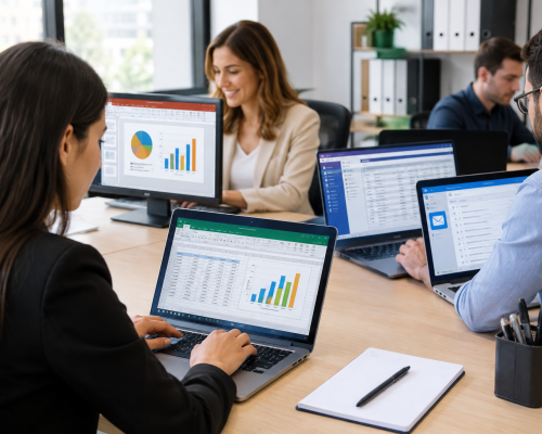 Colaboración y productividad en la oficina