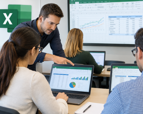 Formación avanzada en Excel con instructor