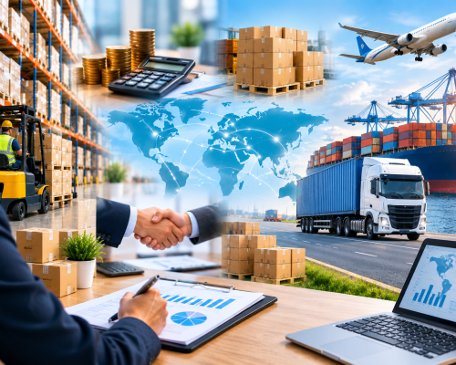 Montaje logístico global y cadena de suministro