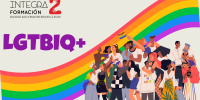 Presentación orgullo Lgtbq+ ilustrado juvenil colorido
