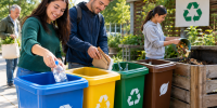 Reciclaje comunitario en acción