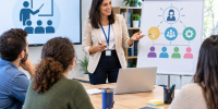 Taller profesional con aprendizaje visual